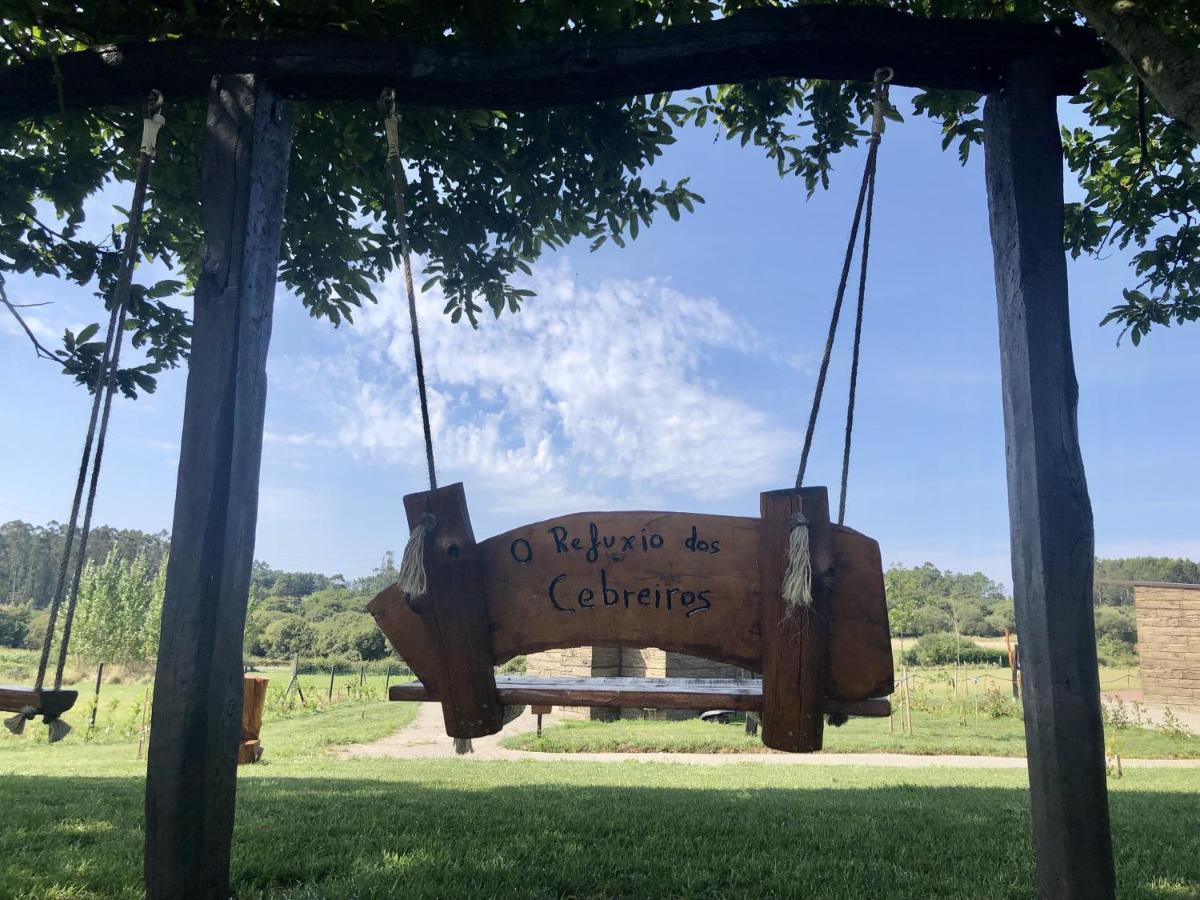 O Refuxio Dos Cebreiros Villa Mazaricos Exteriör bild